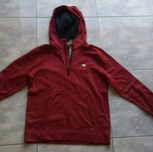 Boys red Champion hoodie
